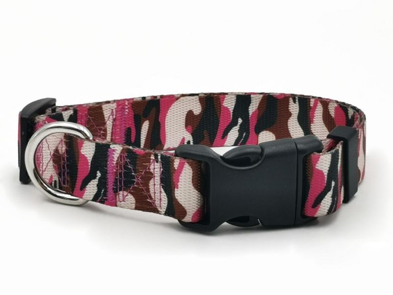 Manufacturer Custom Soft Padded Adjustable Reflective Polyester Dog Collar