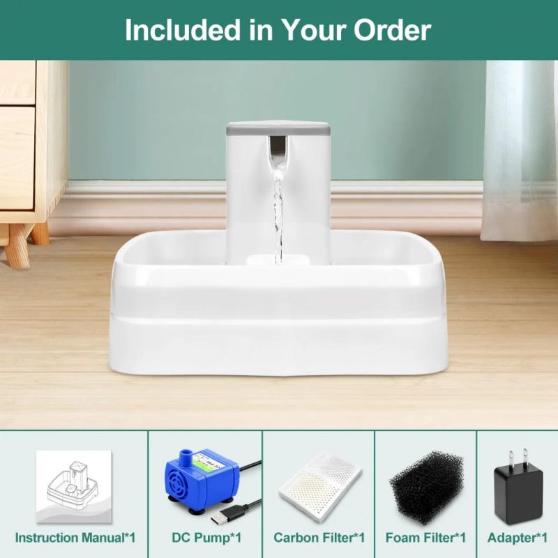 Customize OEM ODM 3.1L Plastic Automatic Pet Water electric Fountain