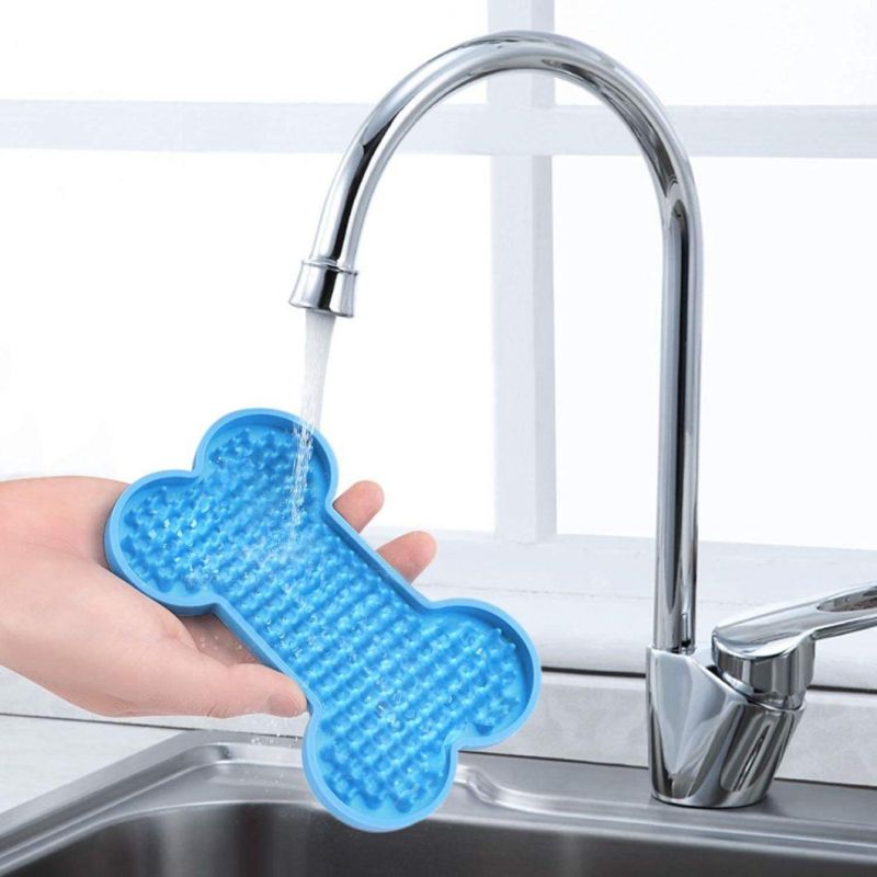 Mat for Pet Dogs Cats Slow Food Bowls Silicone Dog Lick Pad