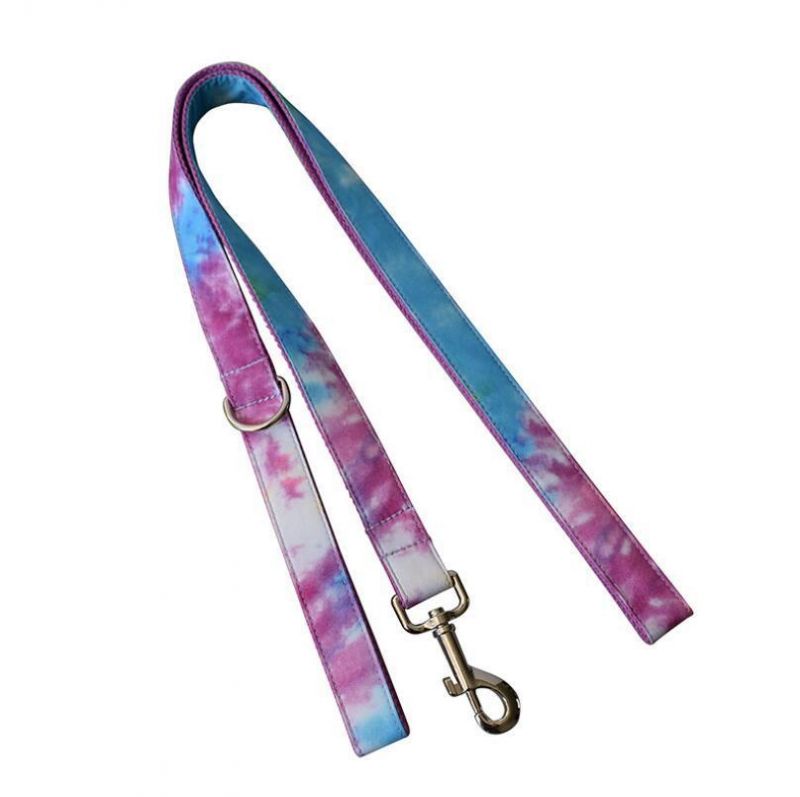 Tie Dye Fast Delivery of Dog Collar Leash with Customized Logo