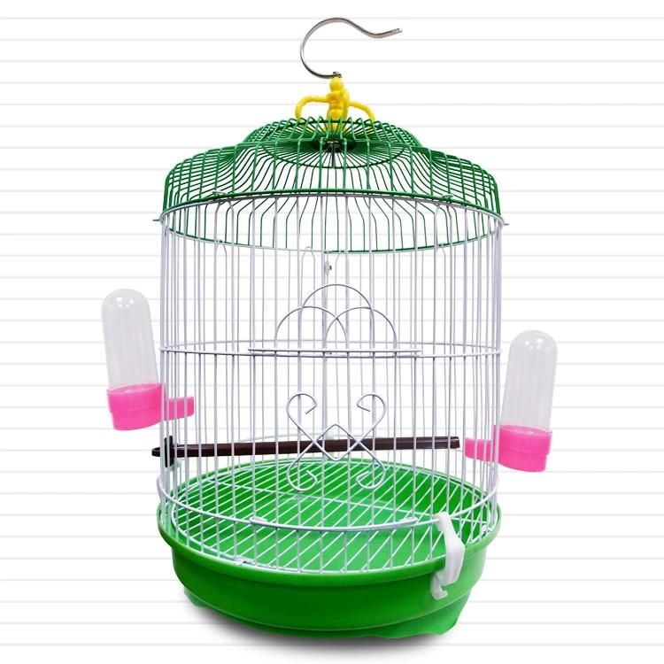 Wrought Iron Folding Decorative Bird Parrot Breeding Cage Pet Carriers Houses