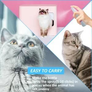 Pet Product Cat Calming Spray Stress Reducing Natural Feline Pheromone Anxiety Relieve Calming Spray Correct Behavior Spray for China
