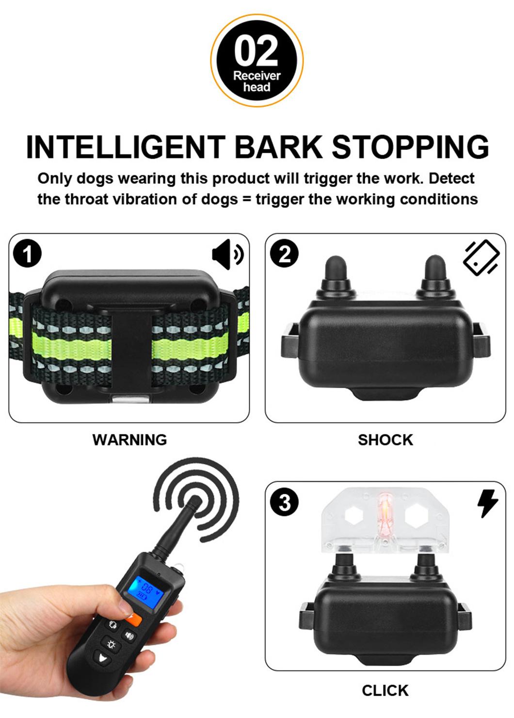 New Pet Supplies Waterproof Rechargeable Dog Training Artifact Dog Trainer