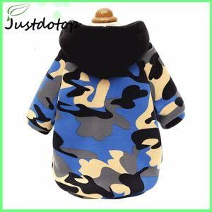 Winter Camo Pet Caot Clothing with Hoodies for Dog Cat