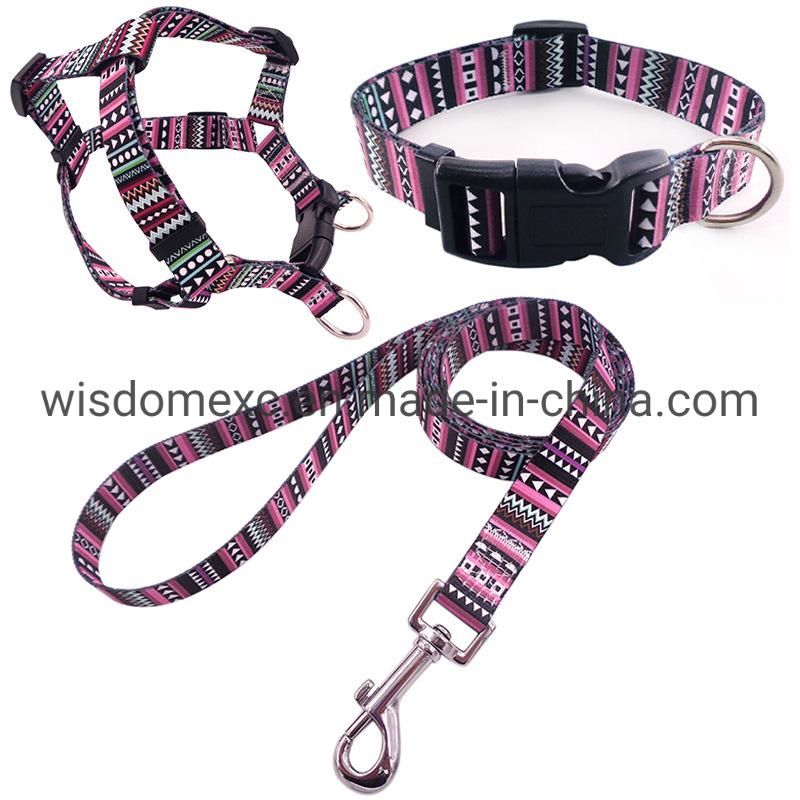 Printing Polyester Pattern on Line Sale Dog Collar Set