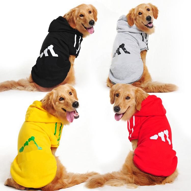 New Autumn Winter Pet Clothes Golden Retriever Hoodie Large Medium Sized Dog Clothes