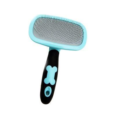 Pet Brush China Manufacturer Pet Grooming Brush Self Clean Automatical with Button Press Dog Cat Slick