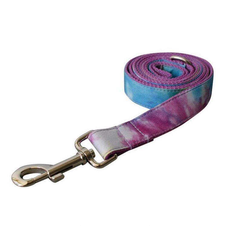 Tie Dye Fast Delivery of Dog Collar Leash with Customized Logo