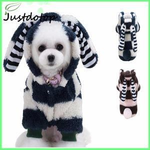 Dog Accessories Plush Warm Winter Custom Rabbits Shape Pet Clothes