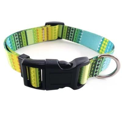 Factory Hot Selling Bomi Green Pet Collar, Ethnic Style Series