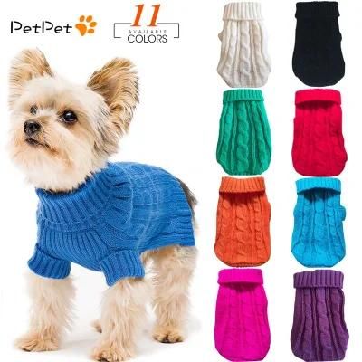 Winter Pet Dog Clothes Warm for Small Puppy Cats Sweater