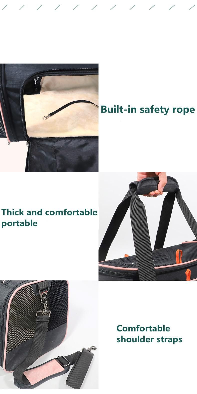 New Style Soft Sided Pet Carrier Cat Large Capacity Pet Carrier Travel Bag