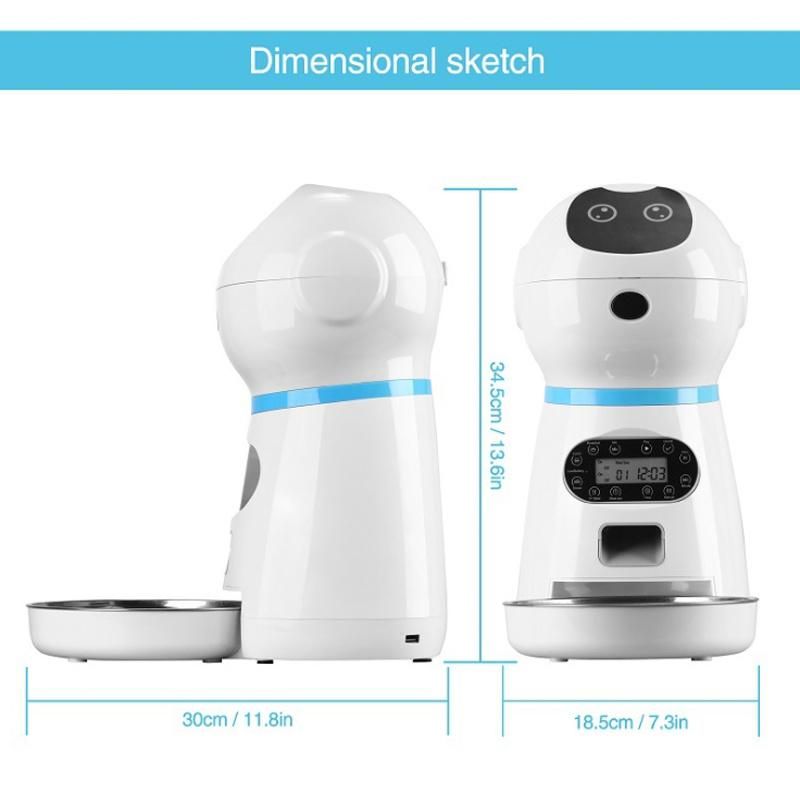 Robot Intelligence Speaker Fashionable Puppy Feeder Artificial