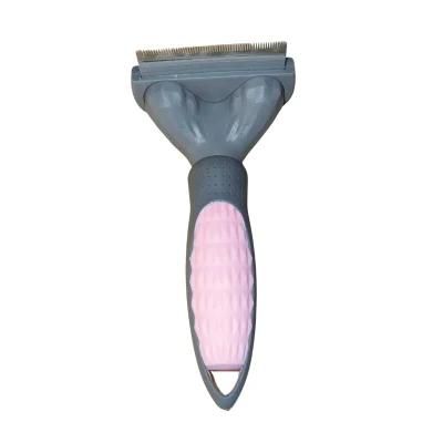Petto Convenient Self Cleaning Automatically Dog Cat Slicker Brush Remove Dog Hairs Pet Grooming Brush Pink-M