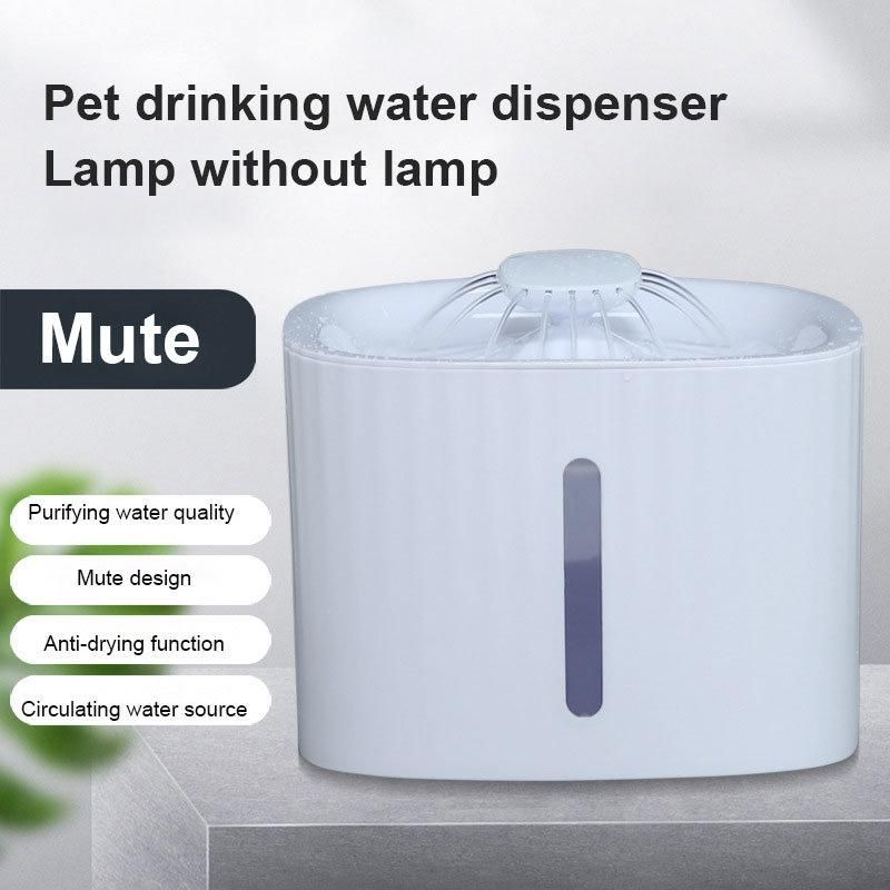 Auto Cat Feeder Fountain Pet Products Dog Food Water Bowl LED Drinking Dispenser