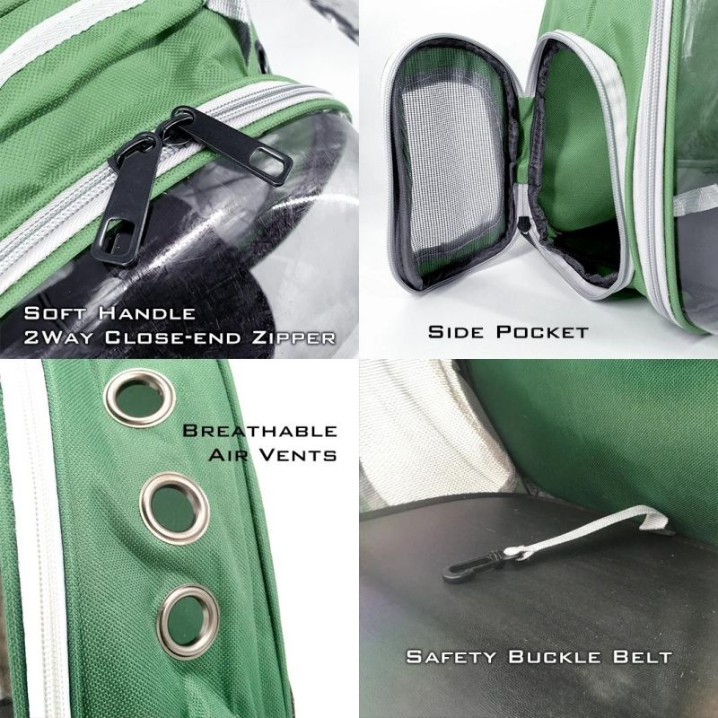 Airline Approved Hard-Sided Pet Bag Cat Dog Bubble Backpack Waterproof Breathable Pet Carrier