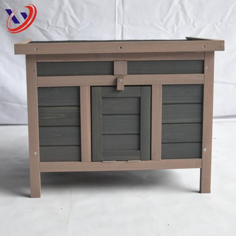 Lovely Indoor Grey Wooden Rabbit Hutch