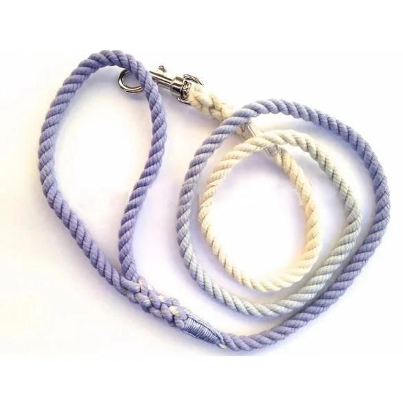 2022 Custom New Arrival Adjustable Tactical Cotton Hemp Rope Dog Leash