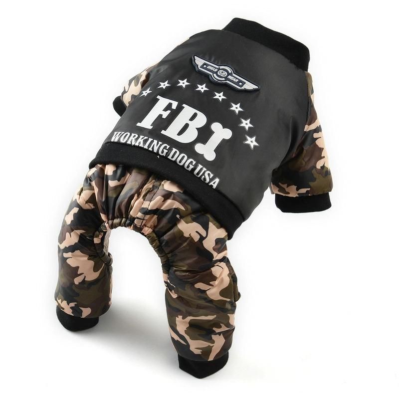 Winter Colorful Waterproof Thicker Cotton-Padded Warm Jacket Dog Pet Clothes