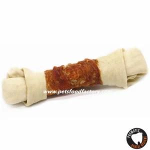 10 Inch Home Made Chicken Wrapped Bone Dog Chew Pet Treats