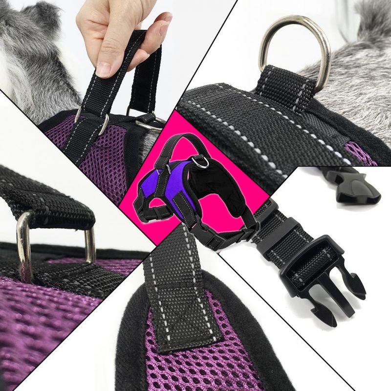 Adjustable Reflective Outdoor Wholesale Air Mesh Dog Harness Pet Supply