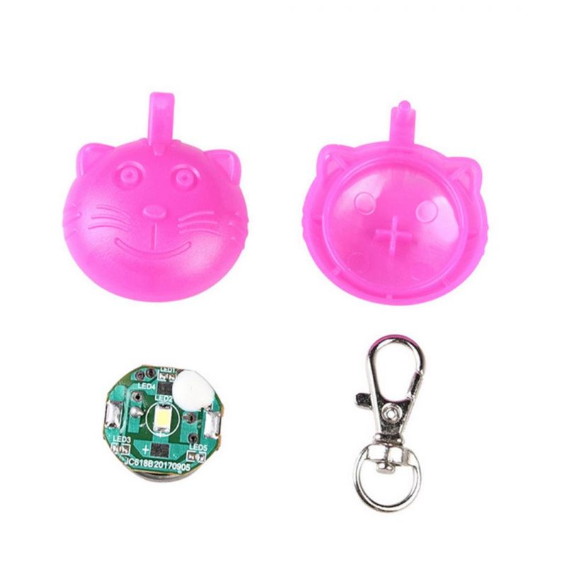 LED Glow Pet Pendant Light up Cartoon Pendant, Night Walkpet Pendant Ornaments