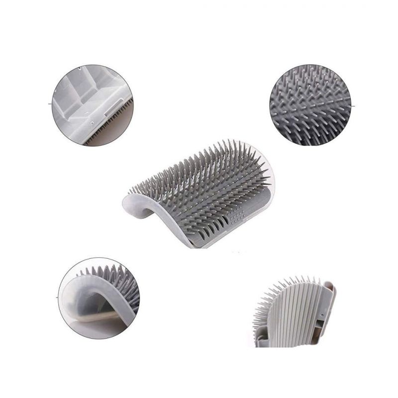 Low Price Soft Semi-Cylindrical Cat Wall Corner Scratcher Comb Grooming Comb