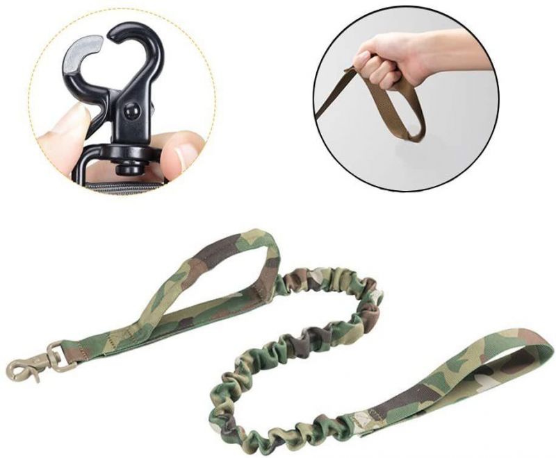 Military Working Strong Dog Leash with Padded Handle