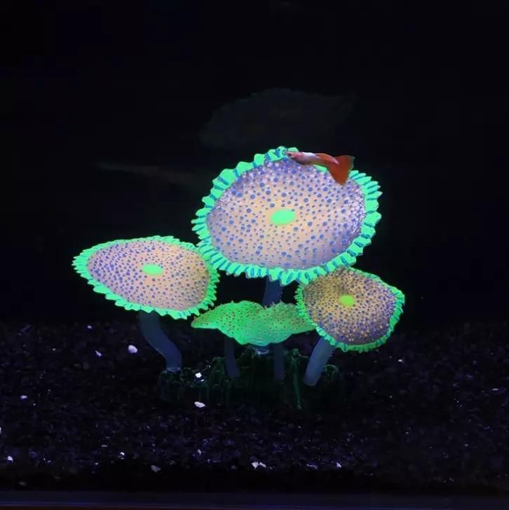 Pretty Artificial Coral Soft Silicone Coral Aquarium Fish Tank Decoration