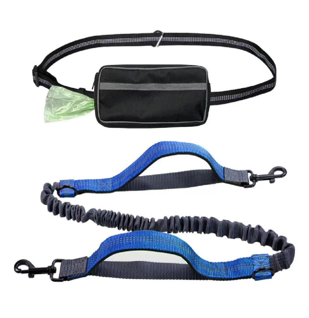 Running Belt Jogging Pull Dog Leash with Waist Bag