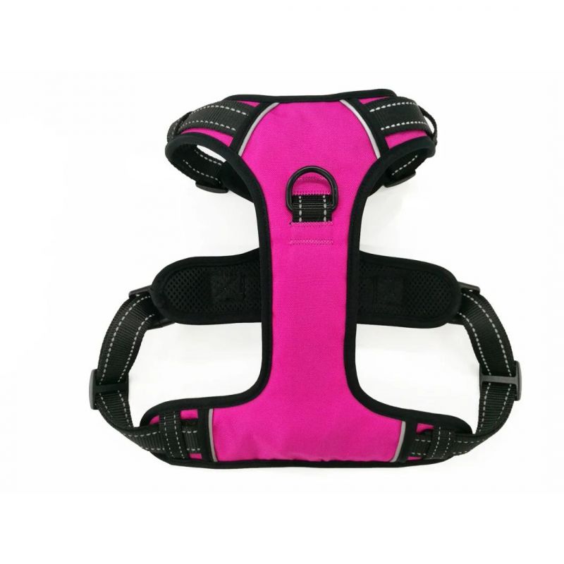 No Pull Dog Harness, Reflective Vest Harness with 2 Leash Attachments and Easy Control Handle