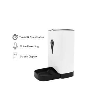 Promotional Voice Recording Auto Pet Food Dispenser 4.5L WiFi Smart Automatic Pet Feeder