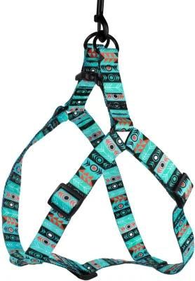 2022 Adjustable Colourful Dog Harness Cool Pattern Step-in Vest