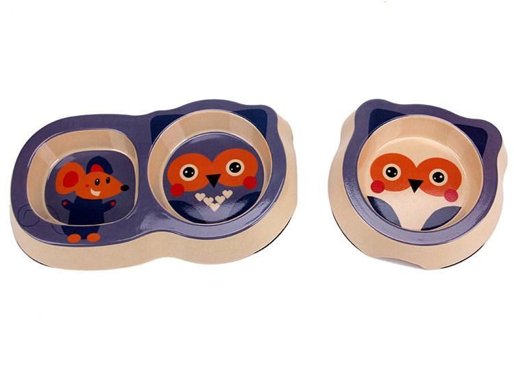 Cute and Nice Appearance Bamboo Pet Cat&Dog Feeding Bowl
