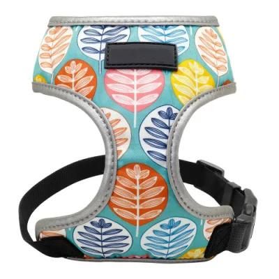 Hot Sale Design Dog Harness Adjustable Sublimation Dog Harness Set LED Dog Harness