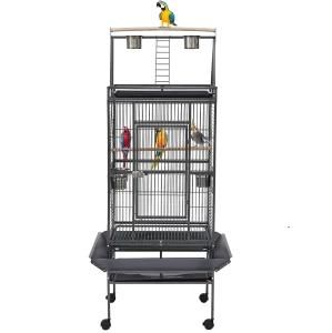 Custom Big Bird Aviary Large Cage on Wheels Outdoor Iron House Bungee Birds Cage