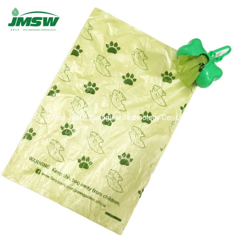 Custom Colorful Biodegradable Compostable Dog Poop Bag Pet Waste Bag