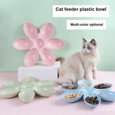 Plastic Cat Bowl Cute Puppy Dog Food Bowls