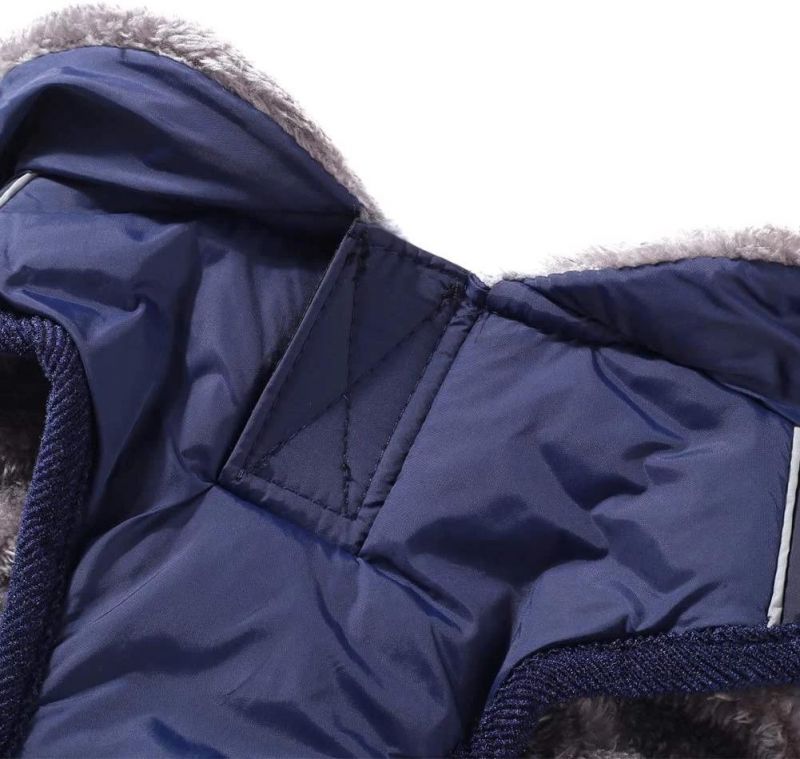 Fleece Collar, Super Warm, High Quality Soft Fleece Lining Dog Coat