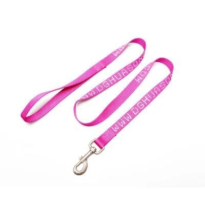 Custom Nylon Service Custom Print Logo Rope Dog Leash Webbing