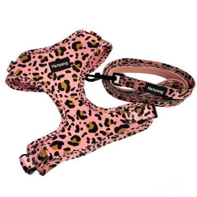 New Release Pet Accessories Manufacturer Full Adjustable Dog Harness Customized Dog Harness Leash Sets
