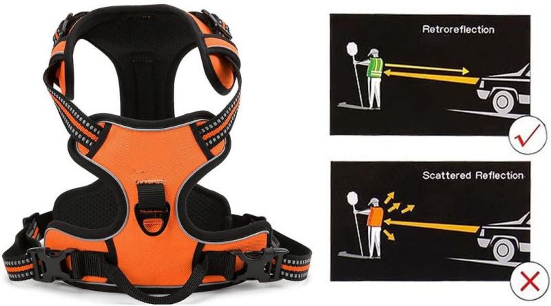 Light Weight Dog Harness Vest Reflective Harness