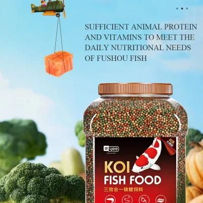 Yee Wholesale Export Quality Fish Food Pellets Aquarium Fish Betta Goldfish Feed Floating Koi King Fish Food