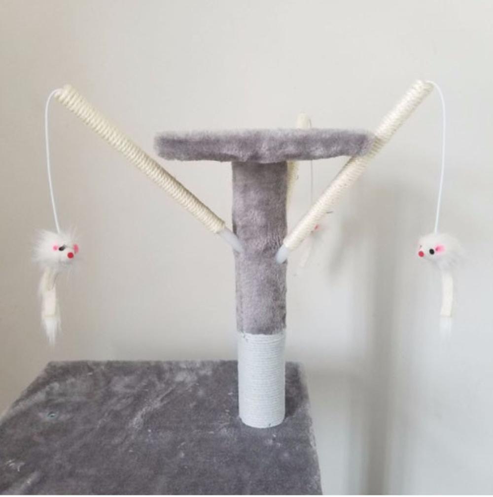 Cat Tree Tower Cat Condo Scratcher Post Pet Furniture with Hammock