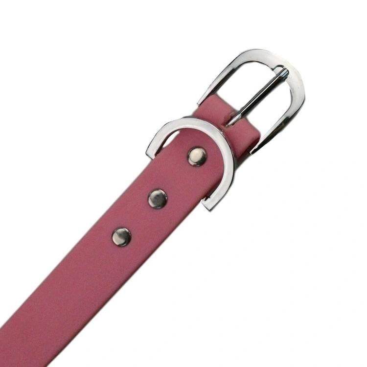 Factory Price PVC Waterproof Dog Collar with Safety Adjustable Buckle