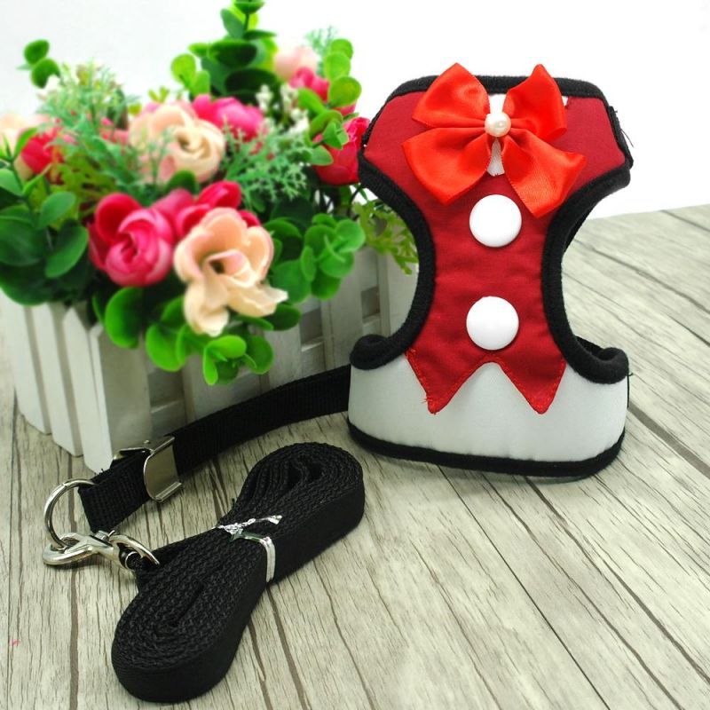 Mesh Small Dog Harness Nylon Breathable Dog Harness Vest Pet Walking Harnesses