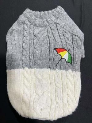 Little Umbrella Embroider Dtm Pet Sweater Dog Sweater Products