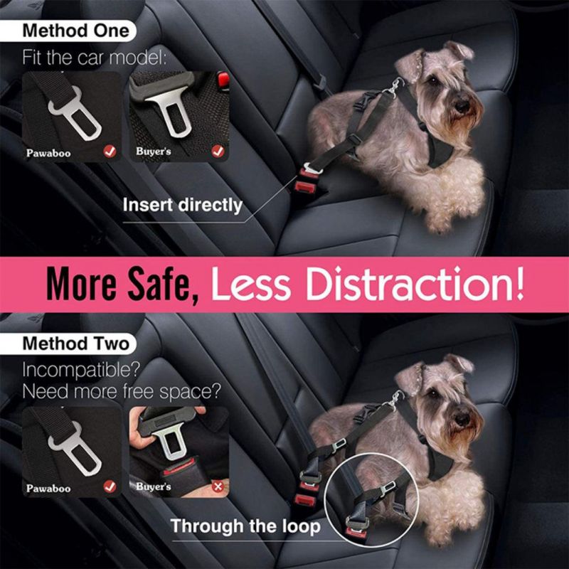 Car Travel Dog Safety Harness with Safety Belt