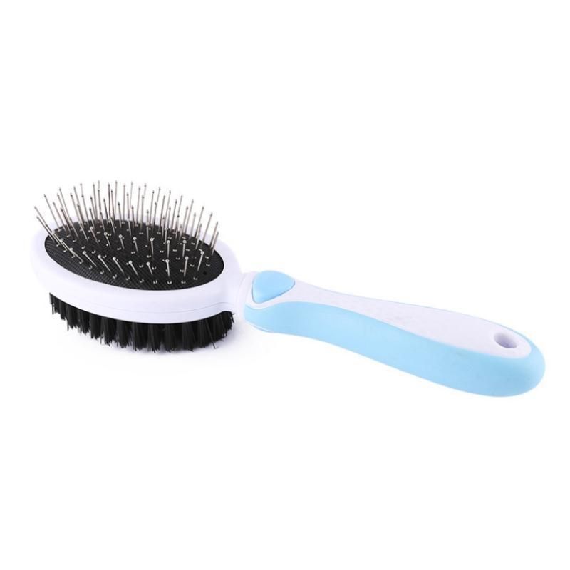 New Design Double-Sided Pet Dog Hair Cleaning Tools Massage Combs Brushes Dogs Cats Hair Removal Comb Brush Grooming Tool Pet Brush Comb