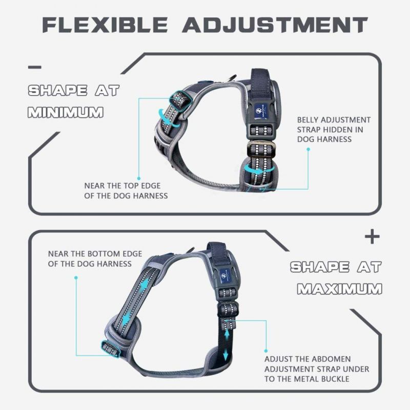 Dog Harness No Pull Reflective Comfortable Dog Harness